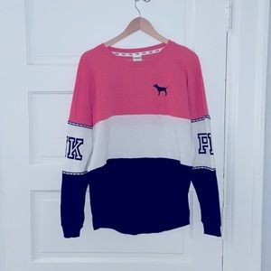 VS Pink Spirit Oversized Crewneck